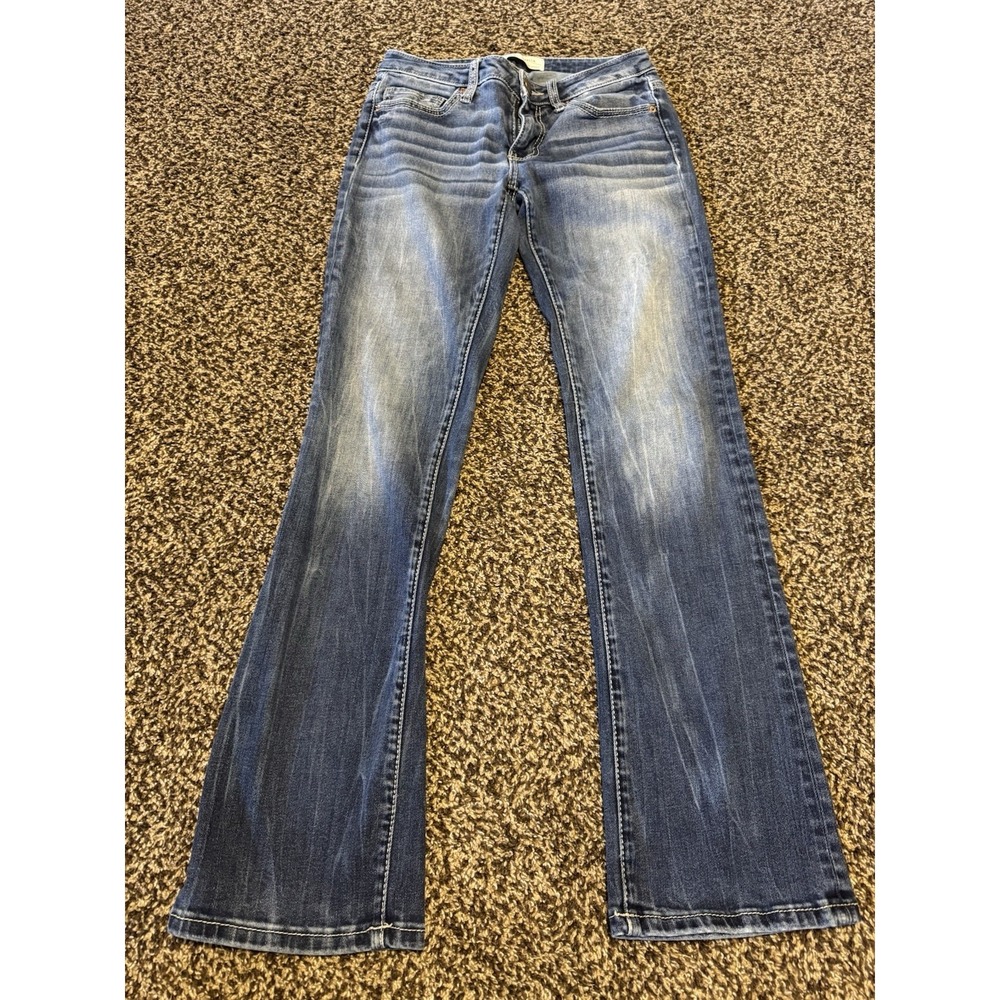 Buckle BKE Women's 26x31.5 Stella Slim Fit Low Rise Tailored Bootcut Denim Jeans